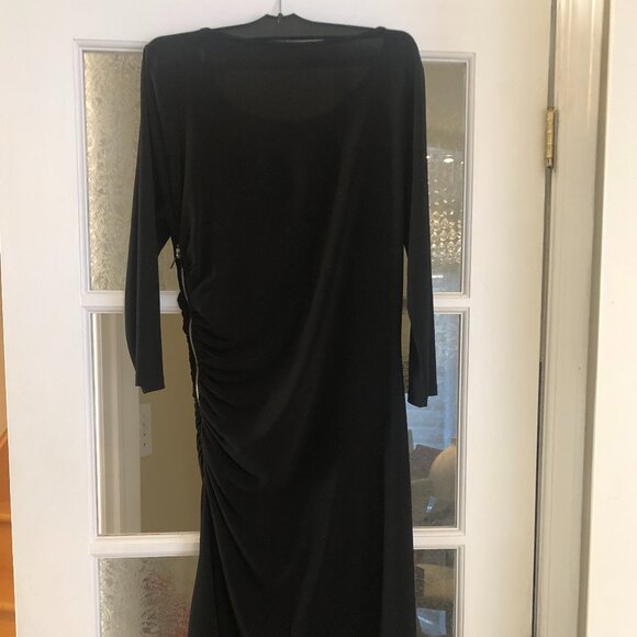 Black Michael Kors Dress with side zipper Size 6 - Picture 5 of 6